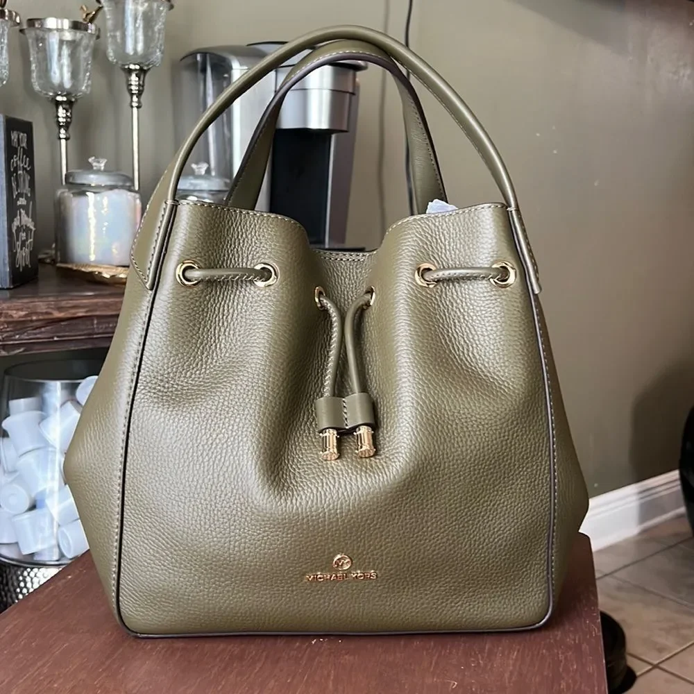 Michael Kors pebbled leather tote bag